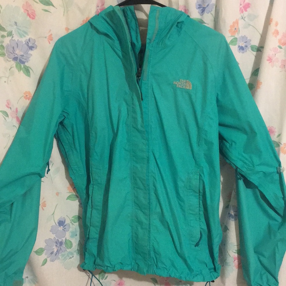 Northface windbreaker (turquoise)